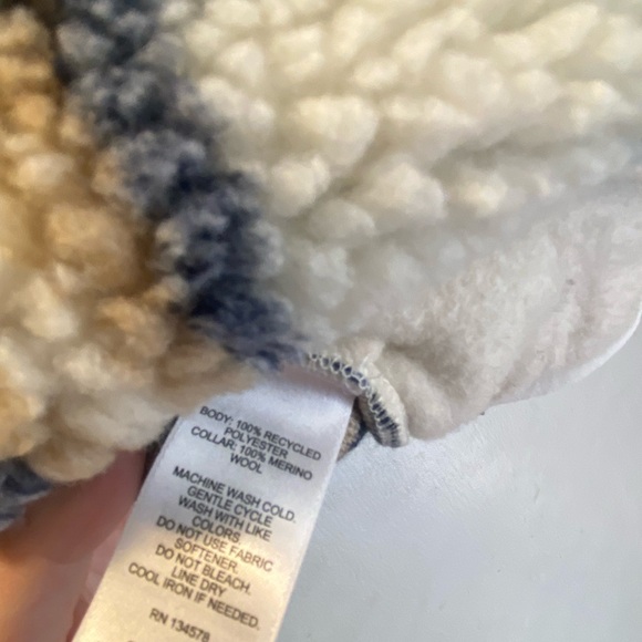 Vineyard Vines SuperShep Super Shep Sherpa Quarter Zip Pullover Fleece Top Shirt - Picture 4 of 6